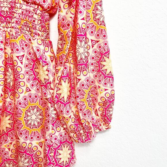 NSR Women’s Mini Valentina Style Long Sleeve Dress Size Medium New - Picture 2 of 6